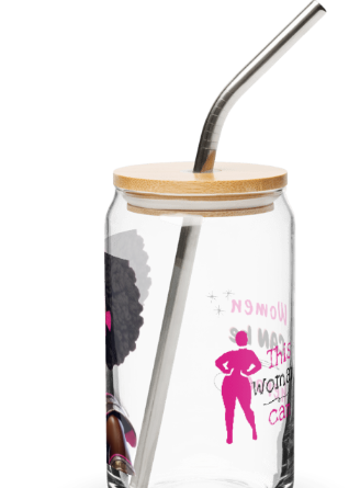 Can-shaped glass