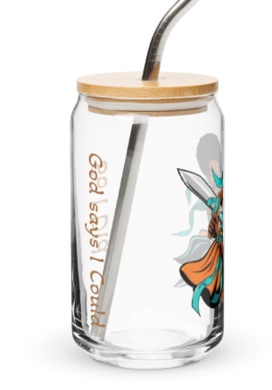 Can-shaped glass